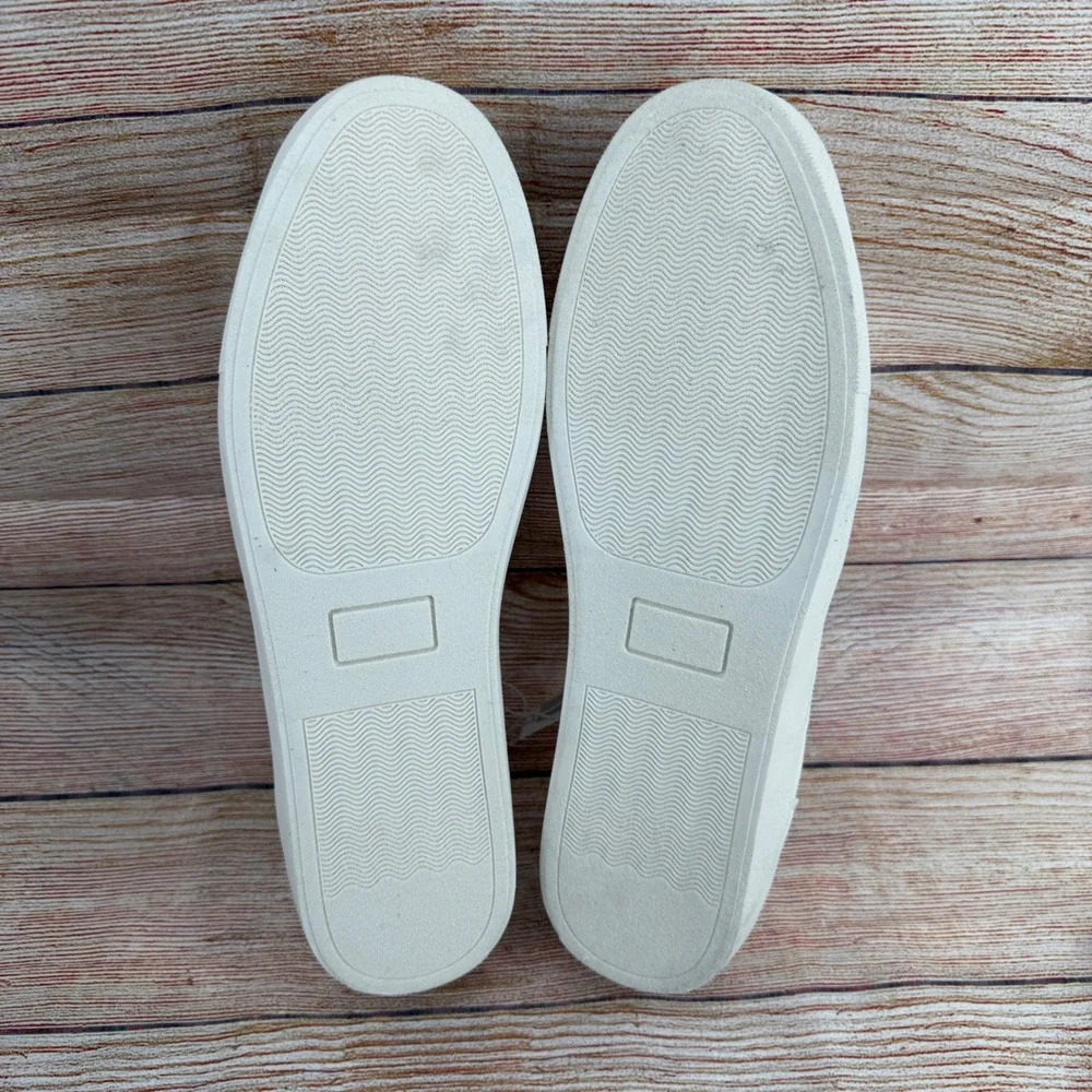 Perry Ellis Portfolio‎ Mens White Low Top Sneakers Size 13 1851120 NEW